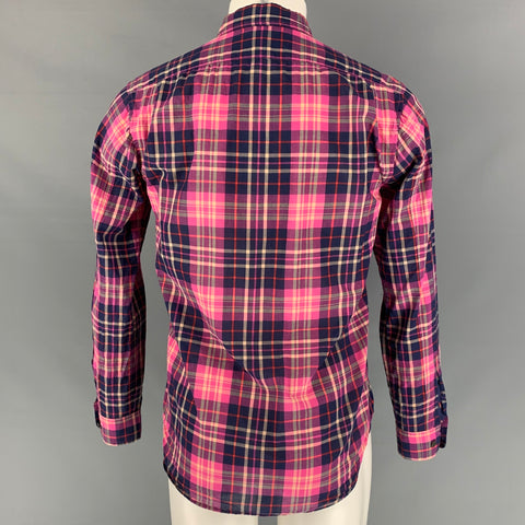 MARC by MARC JACOBS Size XS Pink Plaid Cotton Button Down Classic Fit Long Sleeve Shirt