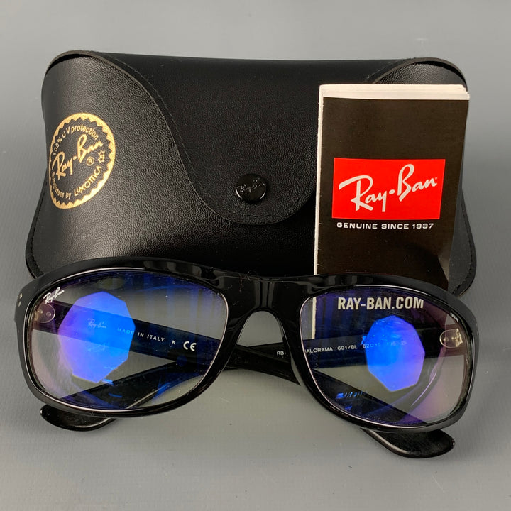 Gafas y gafas de sol de acetato negro RAY-BAN