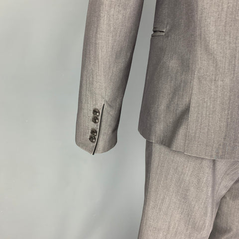 PHILIPP PLEIN Size 38 Light Gray Cotton Blend Single Button Suit