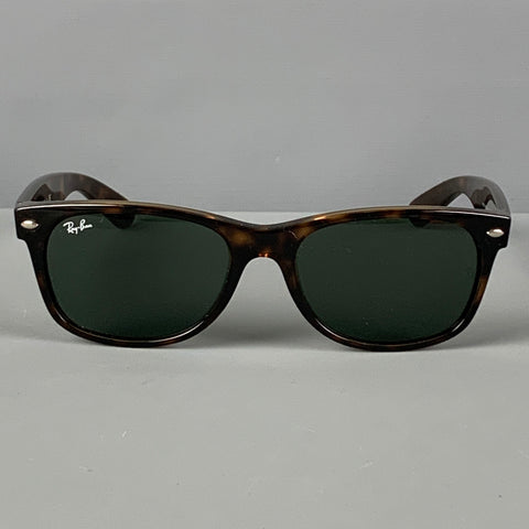 RAY-BAN Brown Tortoiseshell Nylon New Wayfarer Sunglasses