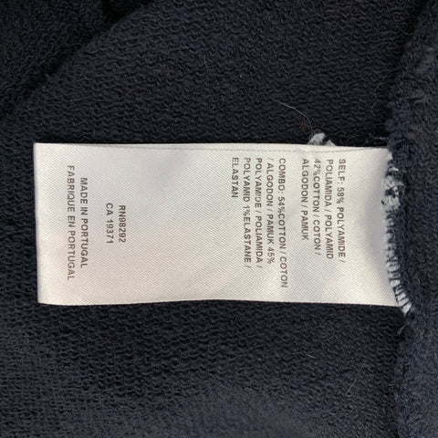 TIBI Size XS Navy Cotton Blend Open Back Long Dress