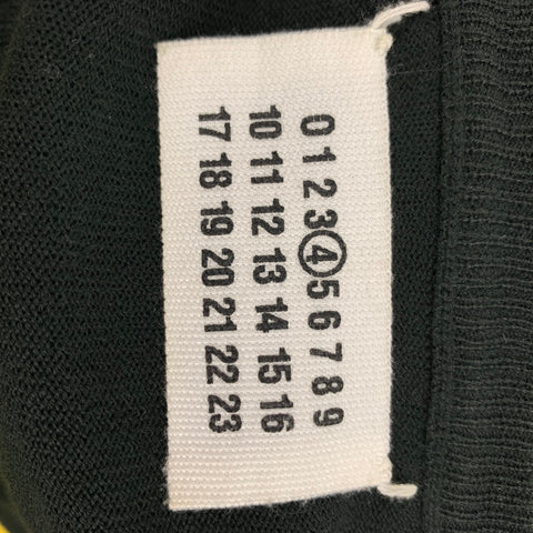 MARTIN MARGIELA Size M Black Cotton Cardigan
