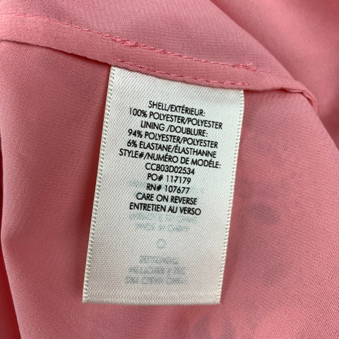 ALICE + OLIVIA Taille 6 Robe trapèze en dentelle de polyester rose