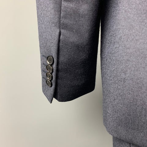BURBERRY LONDON Size 42 Regular Navy Wool Notch Lapel Suit