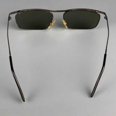 Vintage PERSOL Black Metal Denis Sunglasses