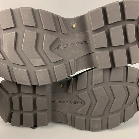 ALEXANDER MCQUEEN Size 9.5 Black Straps Sandals