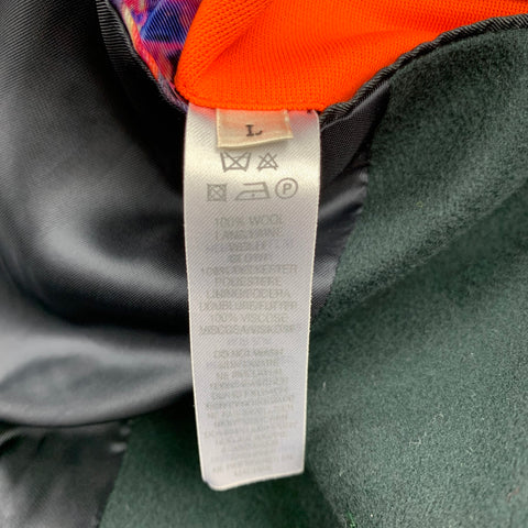 PAUL SMITH Size 42 Forest Green Wool Notch Lapel Sport Coat