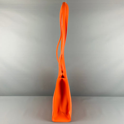 TELFAR Waist Size M Orange Textured Polyester Blend Tote Handbag