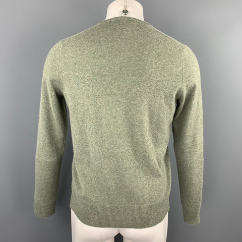 POLO by RALPH LAUREN Size S Olive Heather Cashmere V-Neck Sweater