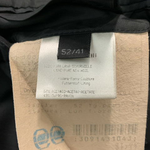 CALVIN KLEIN COLLECTION Taille 42 Smoking à revers en laine unie noire
