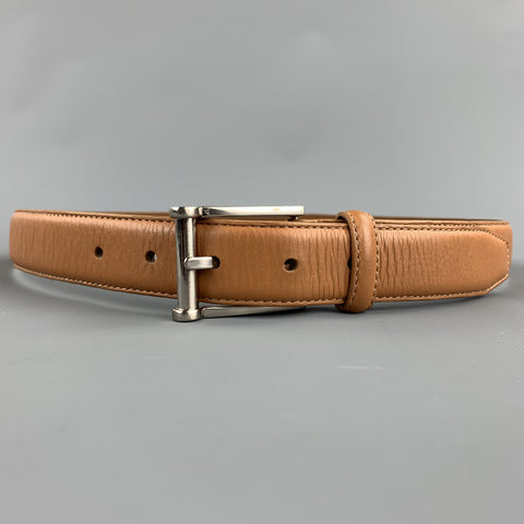 NEIMAN MARCUS Size 32 Tan Leather Belt