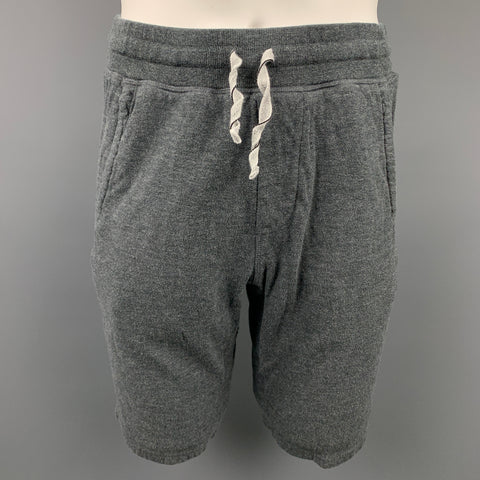WINGS + HORNS Size S Grey Cotton Sweatpants Shorts