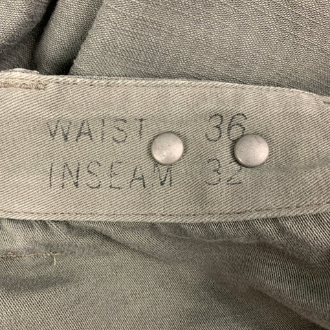RRL by RALPH LAUREN Size 36 Olive Cotton Utility Casual Pants