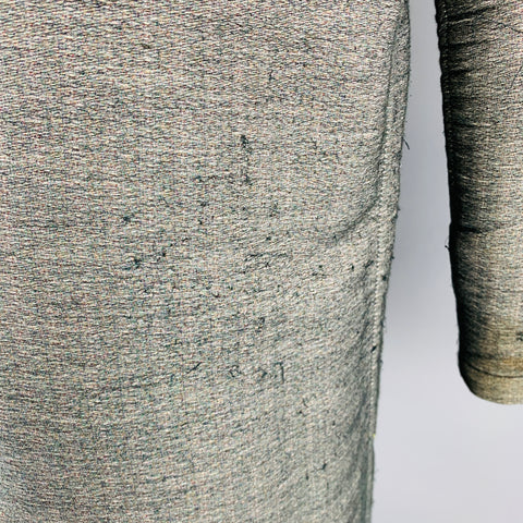 MIHARAYASUHIRO Size 36 Grey Yellow Owl Print Cotton Coat
