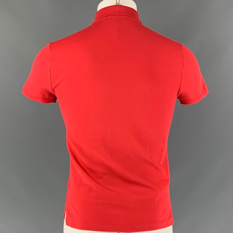 RALPH LAUREN Size XS Coral Pique Cotton &  Elastane Polo