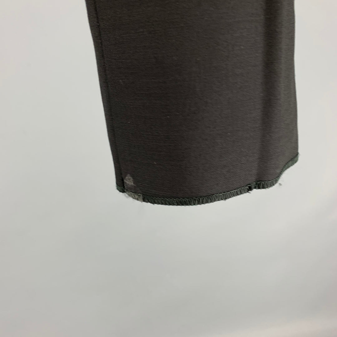 DOLCE & GABBANA Size 28 Black Wool Tuxedo Dress Pants