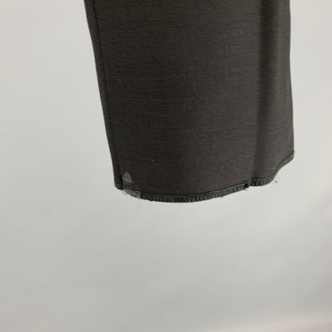 DOLCE & GABBANA Size 28 Black Wool Tuxedo Dress Pants
