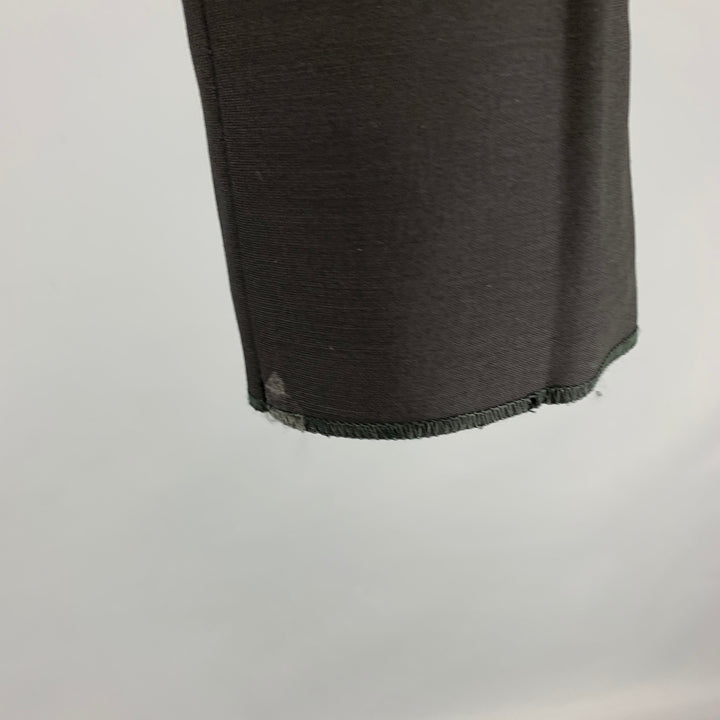 DOLCE & GABBANA Size 28 Black Wool Tuxedo Dress Pants