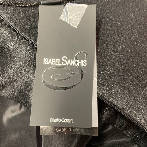 ISABEL SANCHIS Talla 2 Traje de baño negro nude poliamida seda brillante