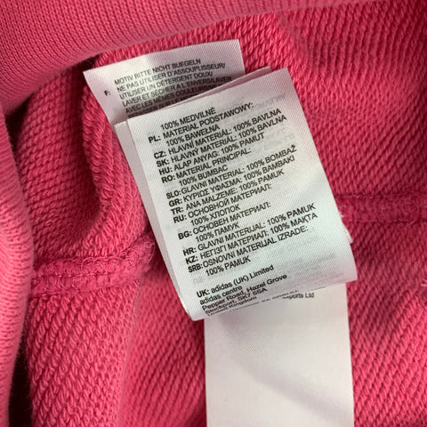 ADIDAS x Pharrell Williams Size M Pink Cotton Crew-Neck Pullover