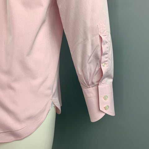 TOM FORD Size M Pink Cotton Button Up Pointed Collar Long Sleeve Shirt