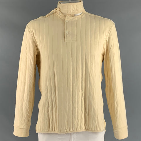 CRAIG GREEN Size L Cream Quilted Cotton Elastane Jacket