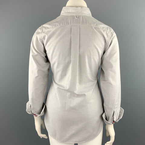 BLACK FLEECE Taille L Chemise boutonnée en coton gris clair