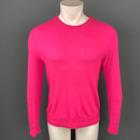 NICK WOOSTER x PAUL SHARK Size M Pink Cashmere / Nylon Crew-Neck Pullover