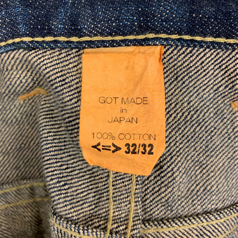 PROJECT 5 EP Size 32 Blue Distressed Cotton Jeans