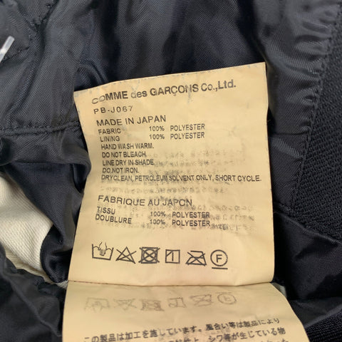 COMME des GARCONS HOMME PLUS Size XS Black Polyester Sport Coat