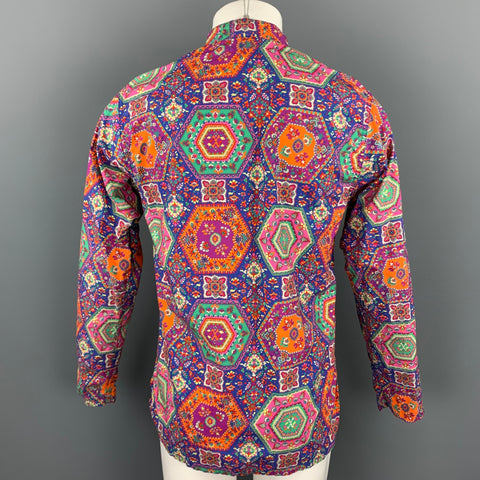 ENGINEERED GARMENTS Size M Multi-Color Print Cotton Long Sleeve Shirt