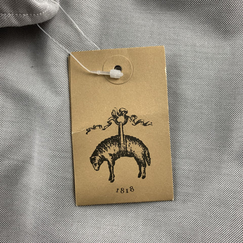 BLACK FLEECE Taille L Chemise boutonnée en coton gris clair