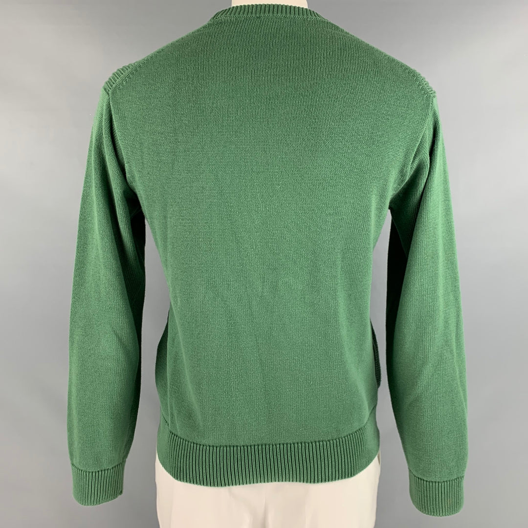 PS by PAUL SMITH Size M Green Cotton Crew Neck Pullover