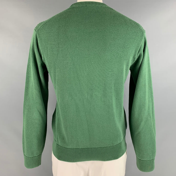 PS by PAUL SMITH Size M Green Cotton Crew Neck Pullover