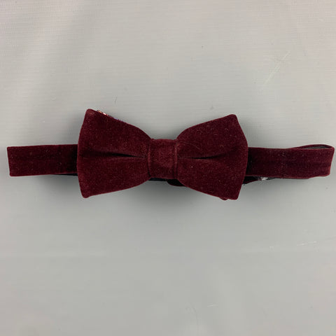 PAISLEY & GRAY Burgundy Bow Tie