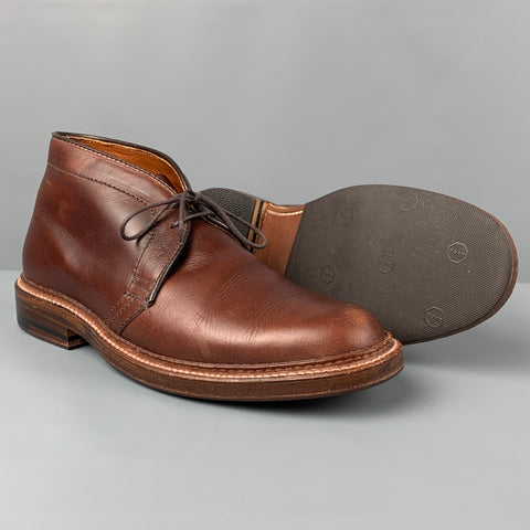 ALDEN Size 6.5 Brown Leather Chukka Boots