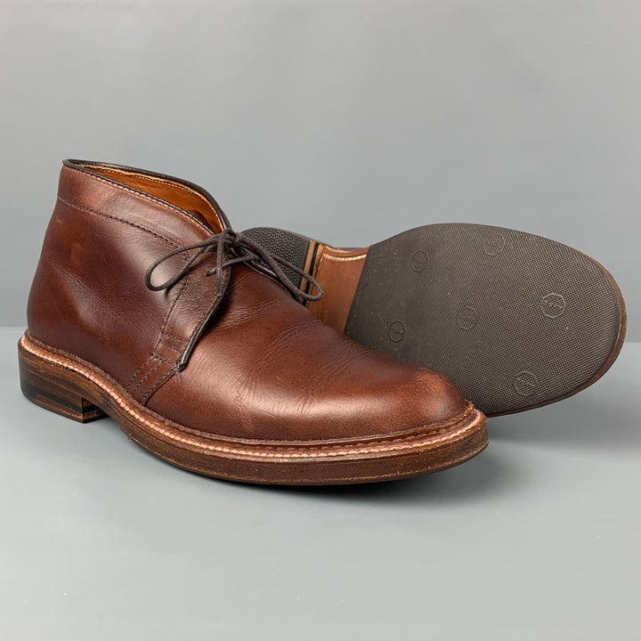 ALDEN Size 6.5 Brown Leather Chukka Boots