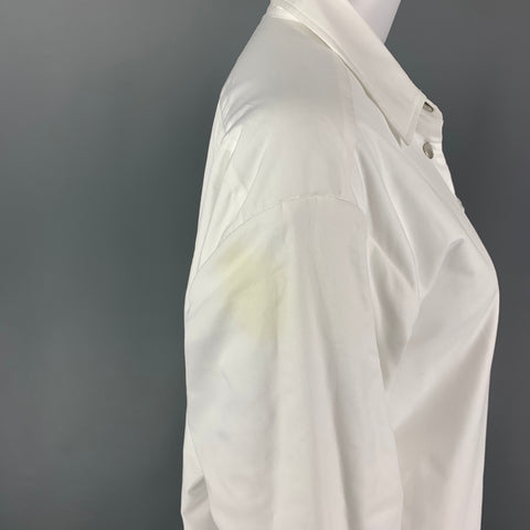 DRIES VAN NOTEN x LEN LYE Size M White Cotton Shirt Jacket Shirt
