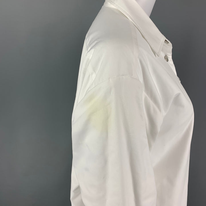 DRIES VAN NOTEN x LEN LYE Size M White Cotton Shirt Jacket Shirt