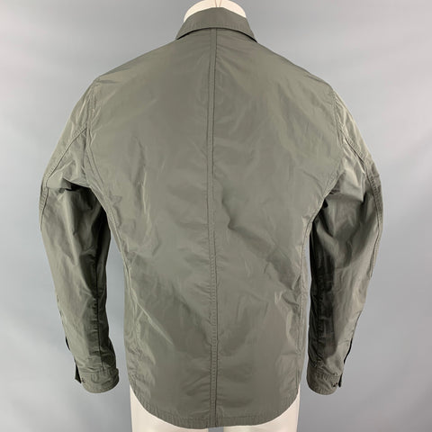 BELSTAFF Size M Gray Polyester Zip Jacket