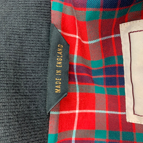 BARACUTA Taille 40 Veste zippée en coton et polyester olive