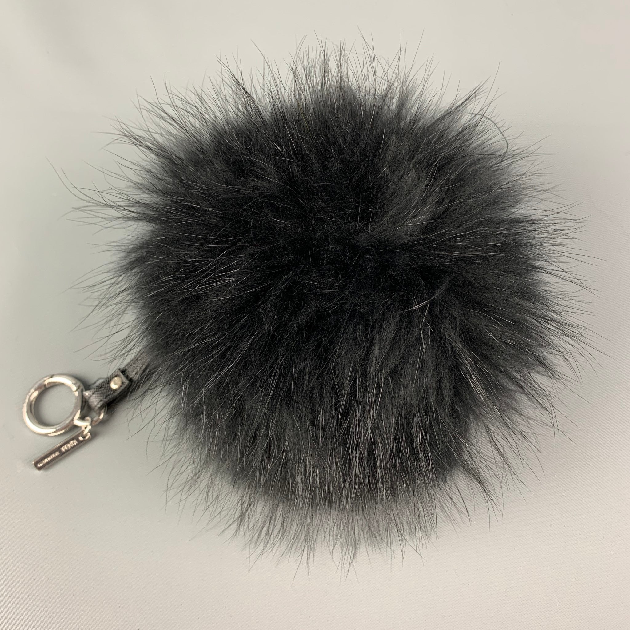 Fendi fur keyring best sale