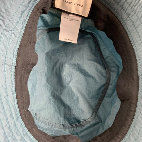 CRAIG GREEN Size One Size Blue Grey Nylon Tunnel Hat