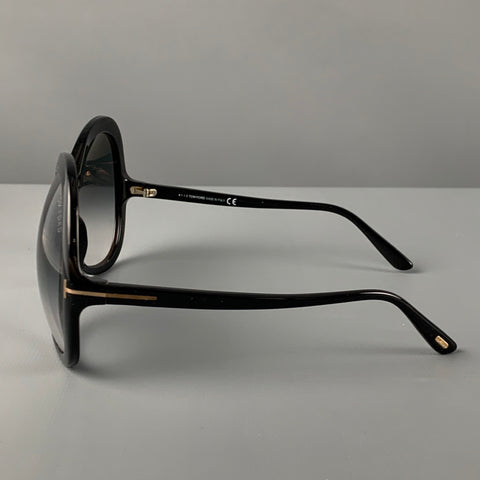 TOM FORD Black Acetate Sunglasses
