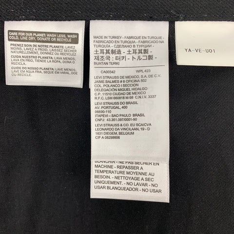 FACETASM x LEVI'S Mutation SS 20 Size XL Black Cotton Vest
