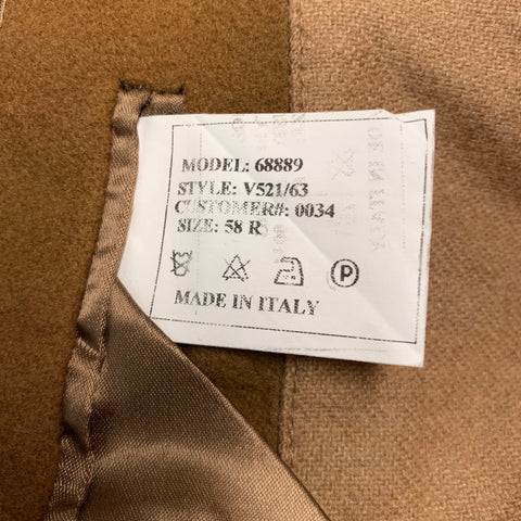 SAKS FIFTH AVENUE Taille 48 Manteau en laine et cachemire beige