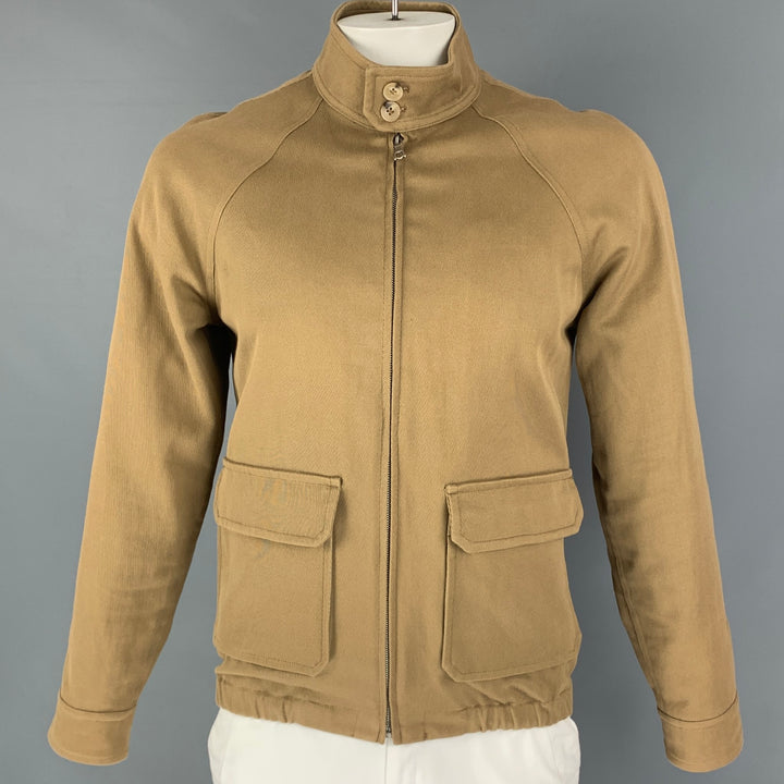 A.P.C. M Size M Khaki Cotton Linen Jacket