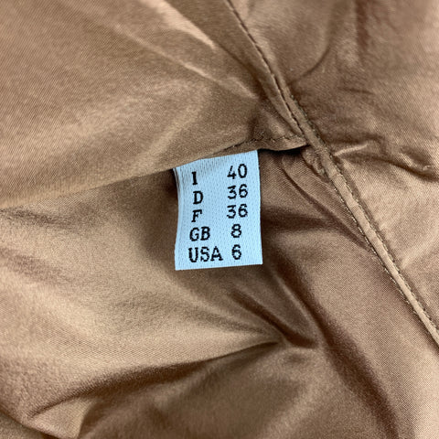 JEAN PAUL GAULTIER Réédition 1986 Taille 6 Veste en Soie Cuivrée