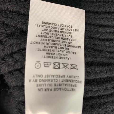 ALAIA Talla 2 Pantalones cortos de talle alto en mezcla de lana negra