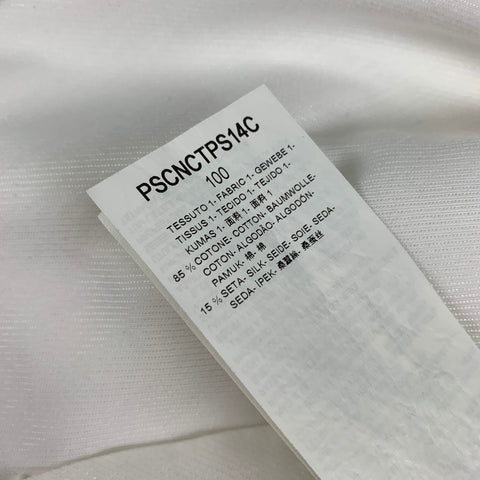 GIORGIO ARMANI Size S White Cotton Button Up Long Sleeve Shirt